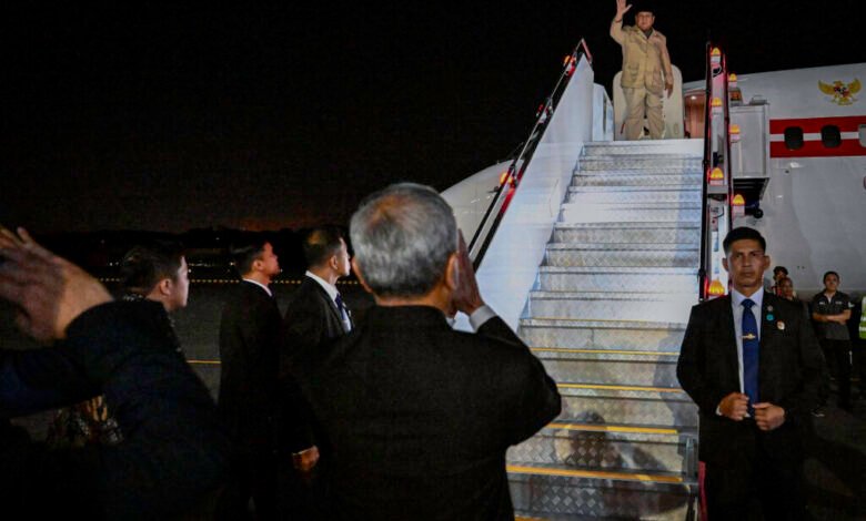 Bertolak dari Singapura, Presiden Prabowo Lanjutkan Lawatan ke Rusia