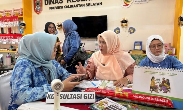 Di Kalsel Expo 2025, Dinkes Kalsel Berikan Layanan Kesehatan Gratis bagi Pengunjung