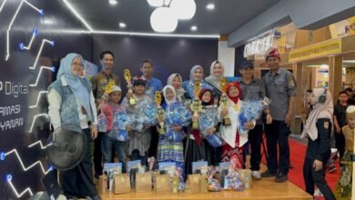 Momen Penutupan, Stan Diskominfo Bagikan Berbagai Hadiah di Kalsel Expo 2025