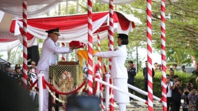 Gubernur Kalsel Pimpin Upacara HUT RI ke-80, Ajak Masyarakat Isi Kemerdekaan dengan Karya Nyata