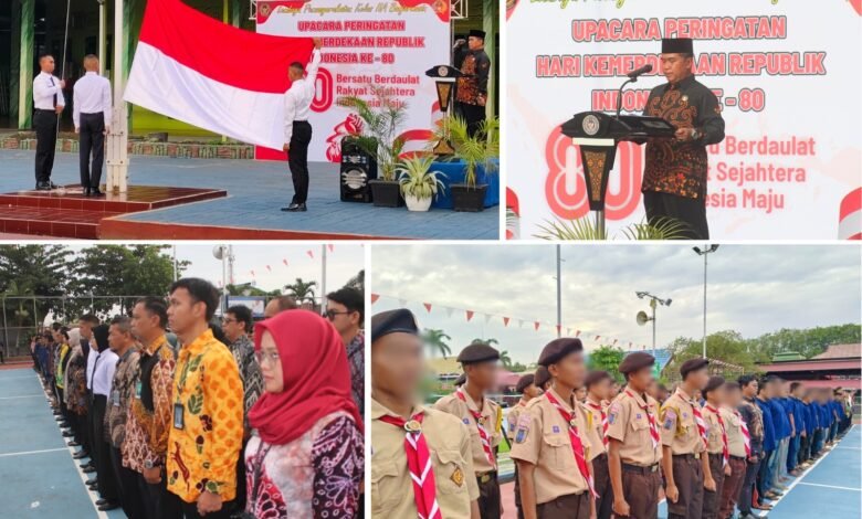 Lapas Banjarmasin Gelar Upacara HUT ke-80 Republik Indonesia