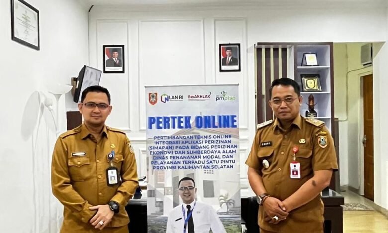 DPMPTSP Kalsel Luncurkan Inovasi Pertek Online untuk Percepat Layanan Perizinan