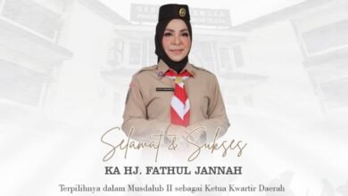 Hj Fathul Jannah Muhidin Terpilih Aklamasi sebagai Ketua Kwarda Pramuka Kalsel 2025–2026