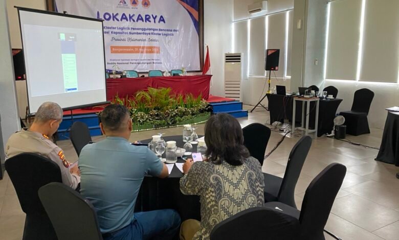 BPBD Kalsel Revisi SK Klaster Logistik, BNPB Dorong Penguatan Sinergi Multi Pihak