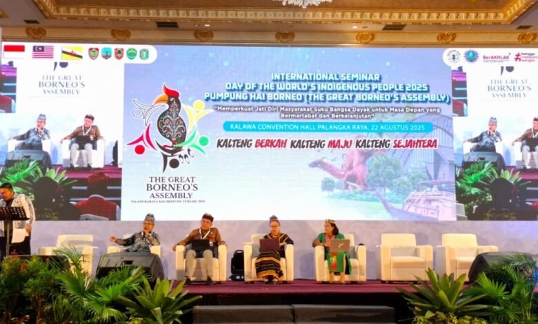 Peringatan Hari Masyarakat Adat Sedunia, Pemprov Kalsel Hadiri Seminar Internasional Pumpung Hai Borneo