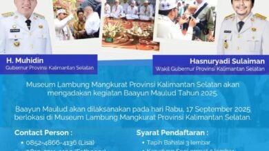 Pemprov Kalsel Akan Gelar Baayun Maulud 2025, Pendaftaran Peserta Dibuka Hingga 11 September