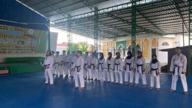 Jelang Pomnas XIX, 10 Karateka Mahasiswa Kalsel Matangkan Persiapan Mandiri