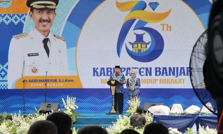 Gubernur Kalsel Dorong Pembangunan Jalan Alternatif dan Program Strategis di Hari Jadi ke-75 Kabupaten Banjar