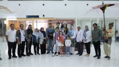 Ridho dan Raudah, Putra Putri Pariwisata Nusantara 2025 Asal Kalsel, Disambut Hangat Saat Kembali ke Banua