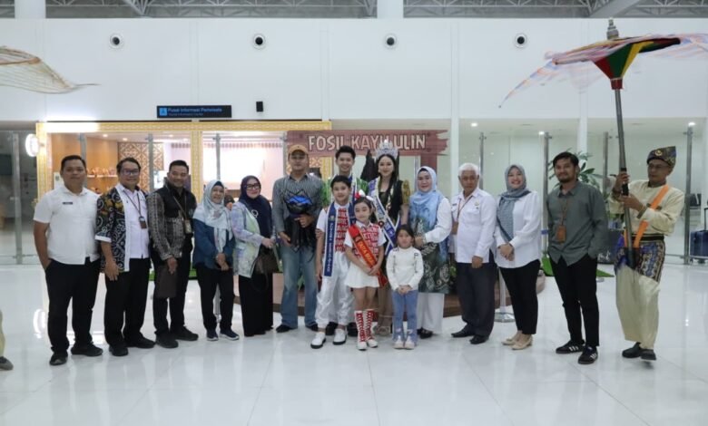 Ridho dan Raudah, Putra Putri Pariwisata Nusantara 2025 Asal Kalsel, Disambut Hangat Saat Kembali ke Banua