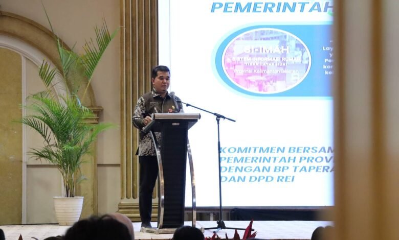 Pemprov Kalsel Dorong Gotong Royong Bangun Hunian Layak Lewat Sosialisasi Kebijakan Perumahan Nasional