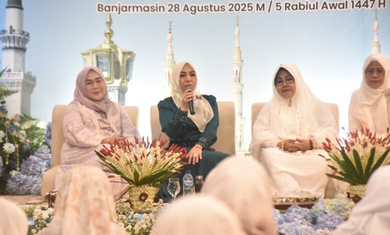 Peringatan Maulid Nabi Muhammad SAW di Kediaman Gubernur Kalsel, Ketua TP PKK Ajak Teladani Akhlak Rasulullah