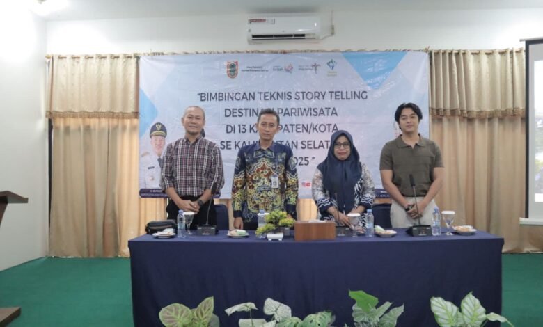 Bimtek Storytelling, Dispar Kalsel Bekali Pokdarwis Tingkatkan Daya Tarik Wisata