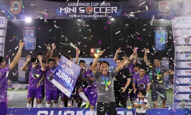 Gubernur Cup 2025 Mini Soccer Sukses Digelar, BBU BAM FC Raih Juara Pertama