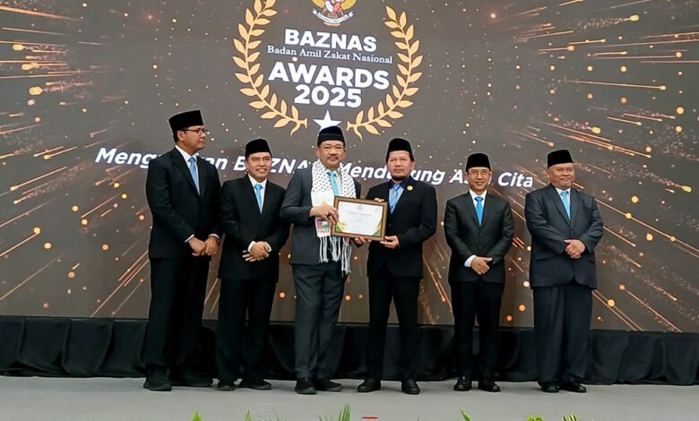 Kalsel Raih Baznas Award 2025 Kategori Digitalisasi Zakat