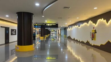Dukung Status Internasional Bandara Syamsudin Noor, Dinas PUPR Kalsel Percantik Terminal dengan Sentuhan Geopark Meratus