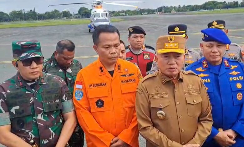 Gubernur Kalsel Muhidin Ikuti Perkembangan Pencarian Helikopter Hilang di Tanah Bumbu