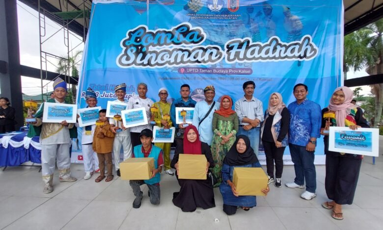 Al-Fata Martapura Barat Juara I Lomba Sinoman Hadrah Disdikbud Kalsel