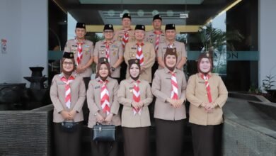 Ketua Kwarda Pramuka Kalsel Hj. Fathul Jannah Muhidi Lantik Mabida, Kwarcab dan LPK Gerakan Pramuka Tabalong Periode 2025-2030
