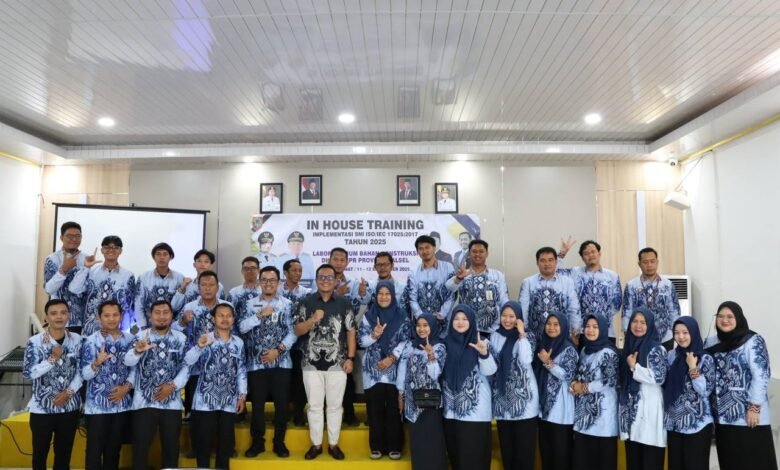 Tingkatkan Kompetensi dan Kepercayaan Publik, Lab Bahan Konstruksi Dinas PUPR Kalsel Gelar In House Training SNI ISO/IEC 17025:2017
