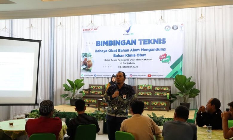 BBPOM di Banjarbaru Perkuat Literasi Pelaku Usaha Jamu, Dorong Peredaran Produk yang Aman dan Legal