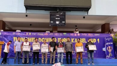 Turnamen Domino PORDI Kalsel Cup I 2025 diikuti 576 Pasang Peserta, Ada Perwakilan dari Papua