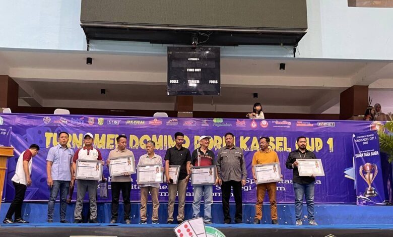 Turnamen Domino PORDI Kalsel Cup I 2025 diikuti 576 Pasang Peserta, Ada Perwakilan dari Papua