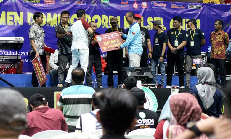 Turnamen Domino PORDI Kalsel Cup I Resmi Dibuka, Gubernur Ajak Masyarakat Jaga Persatuan Lewat Sportivitas