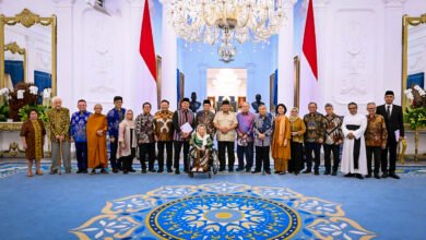 Presiden Prabowo Terima Tokoh Gerakan Nurani Bangsa di Istana Merdeka
