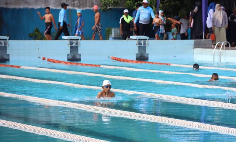 Fun Swimming Competition Warnai HUT ke-80 TNI dan TNI AL di Banjarmasin
