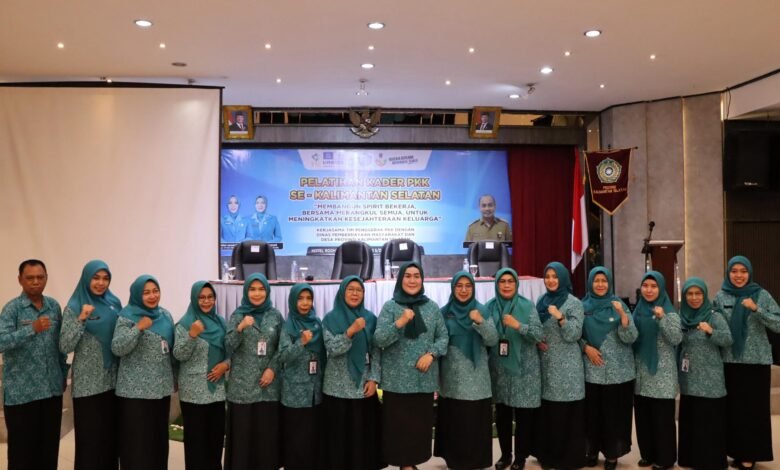 Pelatihan Kader PKK Se-Kalsel Digelar, Bangun Semangat Bersama Tingkatkan Kesejahteraan Keluarga