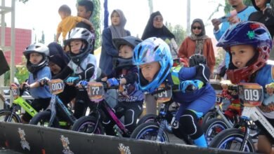 Roda Warisan Budaya: Atlet Cilik Tampil di Pushbike Race Gebyar Museum Lambung Mangkurat