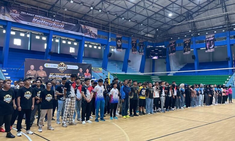 Open Turnamen Voli Ummat Cup Resmi Digelar, Ajang Pemanasan Porprov Kalsel 2025