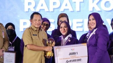 TP Posyandu Kalimantan Selatan Raih Juara Pertama Nasional Lomba Implementasi 6 Bidang SPM 2025