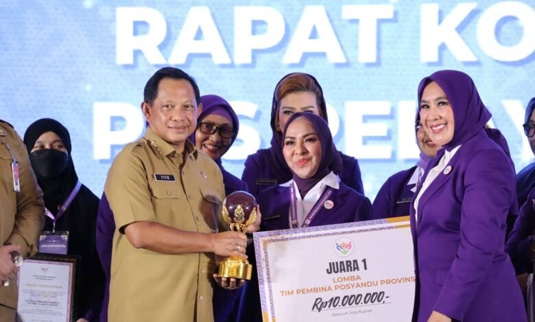 TP Posyandu Kalimantan Selatan Raih Juara Pertama Nasional Lomba Implementasi 6 Bidang SPM 2025