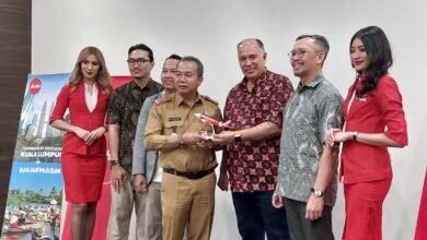 Gubernur Muhidin: Penerbangan Langsung Banjarmasin–Kuala Lumpur, AirAsia Buka Peluang Besar bagi Kalsel