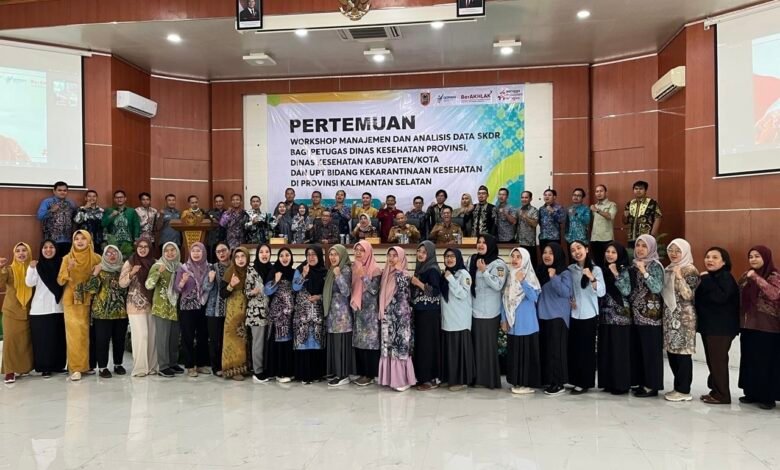 Dinkes Kalsel Dorong Peningkatan dan Analisis Data SKDR