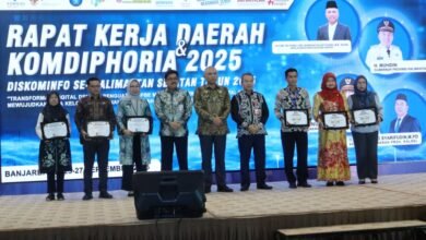Rakerda dan Komdiphoria Diskominfo Kalsel Dorong Percepatan Transformasi Digital Daerah