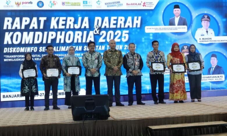 Rakerda dan Komdiphoria Diskominfo Kalsel Dorong Percepatan Transformasi Digital Daerah