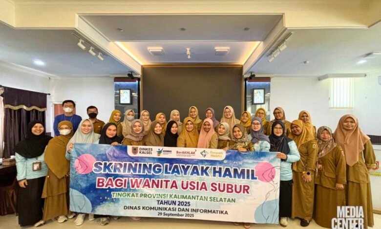 Diskominfo Kalsel Gelar Pemeriksaan Kesehatan Skrinning Layak Hamil
