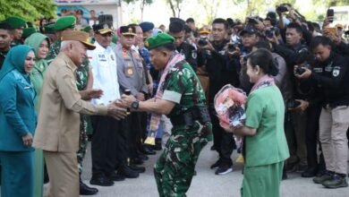 Pangdam VI/Mulawarman Pimpin Apel Alih Kodal Korem 101/Antasari ke Kodam XXII/Tambun Bungai