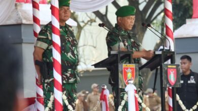 Pangdam XXII/Tambun Bungai : Korem 101/Antasari Siap Lanjutkan Pengabdian di Bawah Komando Baru