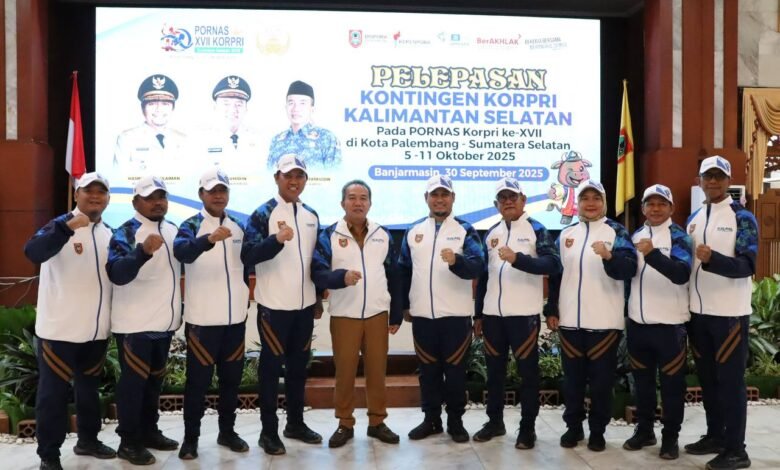 Tim Gateball Korpri Kalsel Siap Ukir Prestasi di Pornas Korpri XVII Palembang