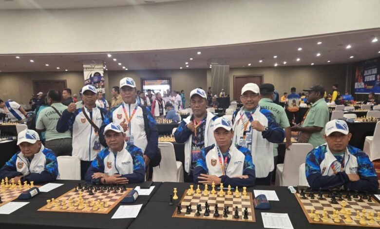 Dilaga Pembuka, Catur Beregu Putra Kalsel Taklukan Kemendikdasmen dengan Skor 4-0