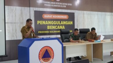 BPBD Kalsel Gelar Rapat Penyusunan Rencana Kontinjensi Bencana Rob Tahun 2025