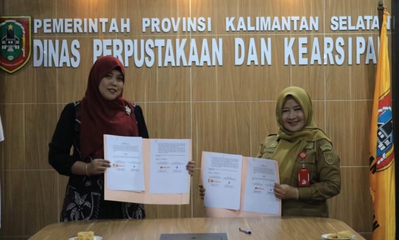 Dispersip Kalsel dan STIE Pancasetia Jalin Kerja Sama Tingkatkan Literasi dan Pendidikan