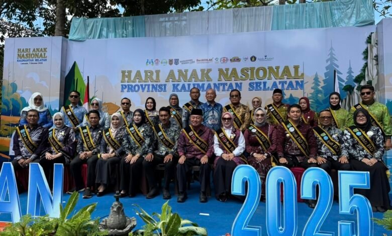Peringatan HAN Provinsi Kalsel di Loksado, Gubernur H. Muhidin : Pastikan Anak-Anak Mendapat Haknya Secara Utuh