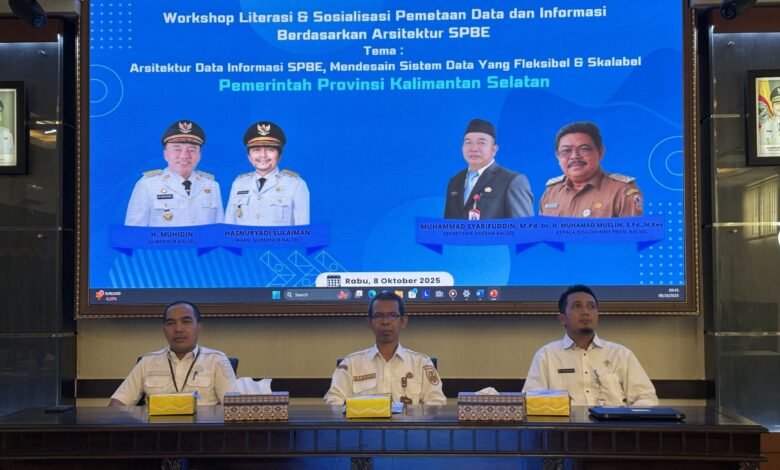 Sosialisasi Pemetaan Data, Dinas Kominfo Kalsel Inginkan Penerapan SPBE Harus Dilaksanakan Secara Menyeluruh