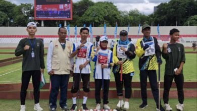 Kalahkan Kaltim, Tim Gateball Double Campuran Masuk Semifinal Pornas Korpri XVII Palembang