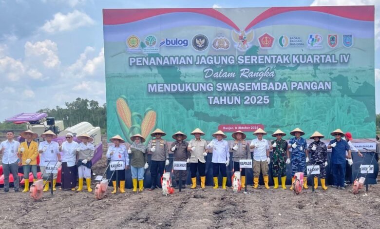 Gubernur Kalsel Dukung Penuh Penanaman Jagung Serentak Dorong Swasembada Pangan